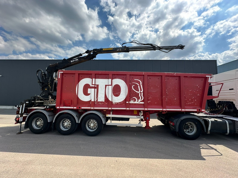 LAG 3-AXLES ALU BOX + CRANE JONSORED 1090 DT-CORTO + CABIN - 2x EXTENDABLE - 5/6 F - BELGIAN PAPERS - Açık/ Sal dorse: fotoğraf 3 LAG 3-AXLES ALU BOX + CRANE JONSORED 1090 DT-CORTO + CABIN - 2x EXTENDABLE - 5/6 F - BELGIAN PAPERS - Açık/ Sal dorse: fotoğraf 3