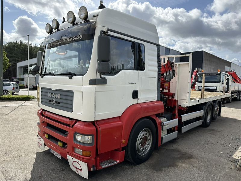 MAN TG 360 A 6x2 + CRANE ATLAS 100.1 A3 - PLATFORM 5m80 - E3 - LIFT-AXLE - FULL AIR SUSPENSION - ZF AS TRONIC - BE TRUCK - Vinçli kamyon: fotoğraf 4 MAN TG 360 A 6x2 + CRANE ATLAS 100.1 A3 - PLATFORM 5m80 - E3 - LIFT-AXLE - FULL AIR SUSPENSION - ZF AS TRONIC - BE TRUCK - Vinçli kamyon: fotoğraf 4