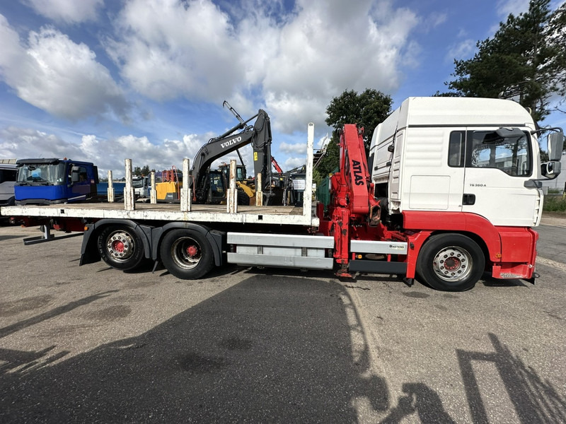 MAN TG 360 A 6x2 + CRANE ATLAS 100.1 A3 - PLATFORM 5m80 - E3 - LIFT-AXLE - FULL AIR SUSPENSION - ZF AS TRONIC - BE TRUCK - Vinçli kamyon: fotoğraf 3 MAN TG 360 A 6x2 + CRANE ATLAS 100.1 A3 - PLATFORM 5m80 - E3 - LIFT-AXLE - FULL AIR SUSPENSION - ZF AS TRONIC - BE TRUCK - Vinçli kamyon: fotoğraf 3