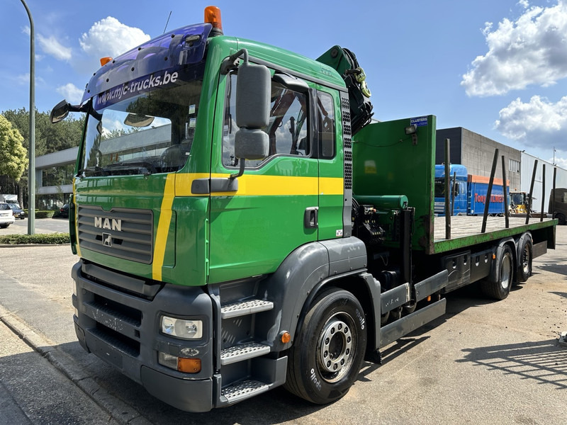 MAN TGA 26.360 6X2 BL + CRANE PALFINGER PK 18500 (4x) - LIFT + STEERING AXLE - PLATFORM 7m75 - MANUAL GEARBOX - Vinçli kamyon: fotoğraf 4 MAN TGA 26.360 6X2 BL + CRANE PALFINGER PK 18500 (4x) - LIFT + STEERING AXLE - PLATFORM 7m75 - MANUAL GEARBOX - Vinçli kamyon: fotoğraf 4