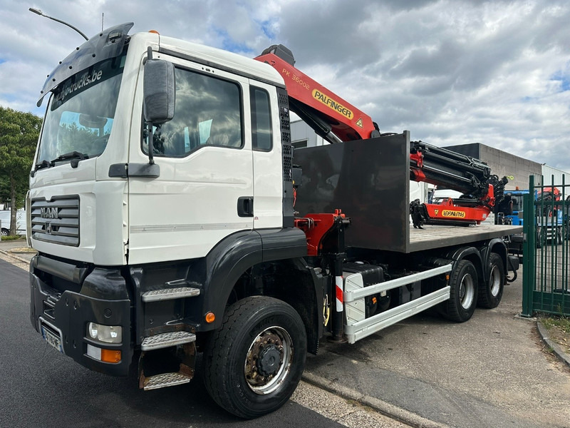 MAN TGA 33.360 6x6 + CRANE PALFINGER PK36002 E 6x + JIB + WINCH - *184.000km* - MANUAL - EURO 3 - Vinçli kamyon: fotoğraf 1 MAN TGA 33.360 6x6 + CRANE PALFINGER PK36002 E 6x + JIB + WINCH - *184.000km* - MANUAL - EURO 3 - Vinçli kamyon: fotoğraf 1