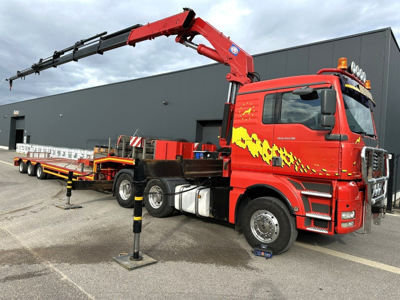 MAN TGA 33.530 6x4 - 90T + CRANE HMF 3720 K6 (17.3m) - RETARDER - MANUAL ZF - EURO 3 - 590.000km - ALCOA - BIG AXLES HUB REDUCTION - BE TRUCK - TOP CONDITION - Vinçli kamyon: fotoğraf 1 MAN TGA 33.530 6x4 - 90T + CRANE HMF 3720 K6 (17.3m) - RETARDER - MANUAL ZF - EURO 3 - 590.000km - ALCOA - BIG AXLES HUB REDUCTION - BE TRUCK - TOP CONDITION - Vinçli kamyon: fotoğraf 1