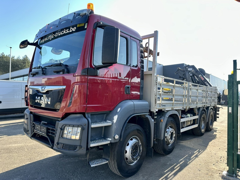 MAN TGS 35.420 8x4 + CRANE HIAB X-HIPRO 302 EP-5 - 192.000km - ROTATOR - 5/6 F - PLATFORM 6m55 - AIR SUSPENSION - TUV 06/2025 - TOP CONDITION - Sal/ Açık kasa kamyon, Vinçli kamyon: fotoğraf 3 MAN TGS 35.420 8x4 + CRANE HIAB X-HIPRO 302 EP-5 - 192.000km - ROTATOR - 5/6 F - PLATFORM 6m55 - AIR SUSPENSION - TUV 06/2025 - TOP CONDITION - Sal/ Açık kasa kamyon, Vinçli kamyon: fotoğraf 3
