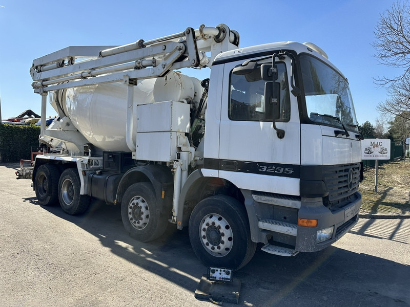 Mercedes-Benz ACTROS 3235 8x4 PUMI SCHWING - MIXER + PUMP - STEEL SPRING / HUB REDUCTION - AP ACHSEN - Mobil beton pompası: fotoğraf 1 Mercedes-Benz ACTROS 3235 8x4 PUMI SCHWING - MIXER + PUMP - STEEL SPRING / HUB REDUCTION - AP ACHSEN - Mobil beton pompası: fotoğraf 1