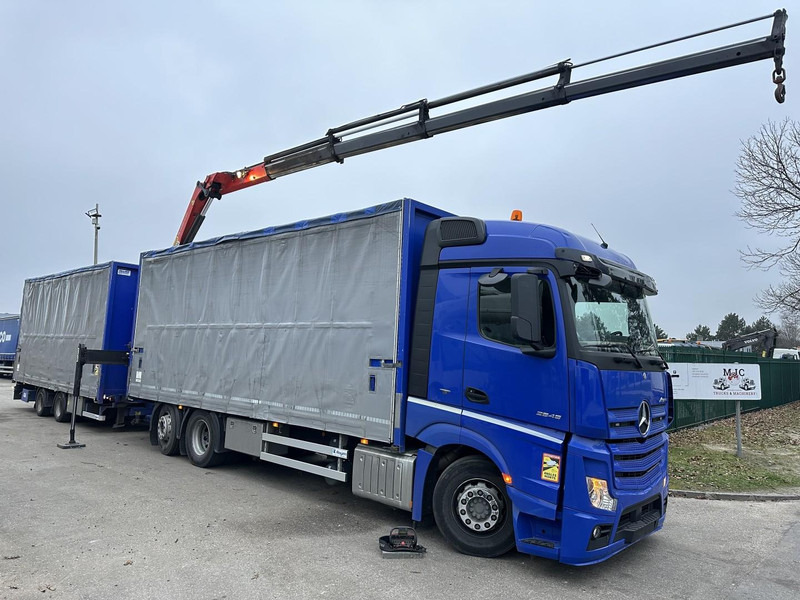Mercedes-Benz Actros 2645 6x2 105m³ JUMBO + RETARDER + CRANE PALFINGER PK 19.001 SLD (4x) + RADIO - *FULL AIR* - FRIGO - EURO 6 - SAF AXLES - BELGIAN TRUCK - Vinçli kamyon: fotoğraf 1 Mercedes-Benz Actros 2645 6x2 105m³ JUMBO + RETARDER + CRANE PALFINGER PK 19.001 SLD (4x) + RADIO - *FULL AIR* - FRIGO - EURO 6 - SAF AXLES - BELGIAN TRUCK - Vinçli kamyon: fotoğraf 1