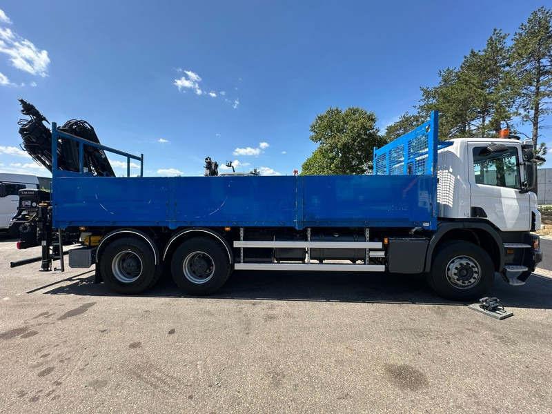 Scania P410 6x4 PRITSCHE + KRAN HIAB 166 ES-4 - RETARDER - ROTATOR - PLATFORM 6m80 - BIG AXLES HUB REDUCTION - STEEL SPRING - Sal/ Açık kasa kamyon, Vinçli kamyon: fotoğraf 5 Scania P410 6x4 PRITSCHE + KRAN HIAB 166 ES-4 - RETARDER - ROTATOR - PLATFORM 6m80 - BIG AXLES HUB REDUCTION - STEEL SPRING - Sal/ Açık kasa kamyon, Vinçli kamyon: fotoğraf 5