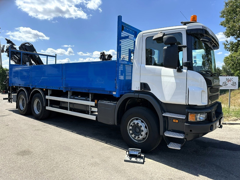 Scania P410 6x4 PRITSCHE + KRAN HIAB 166 ES-4 - RETARDER - ROTATOR - PLATFORM 6m80 - BIG AXLES HUB REDUCTION - STEEL SPRING - Sal/ Açık kasa kamyon, Vinçli kamyon: fotoğraf 1 Scania P410 6x4 PRITSCHE + KRAN HIAB 166 ES-4 - RETARDER - ROTATOR - PLATFORM 6m80 - BIG AXLES HUB REDUCTION - STEEL SPRING - Sal/ Açık kasa kamyon, Vinçli kamyon: fotoğraf 1