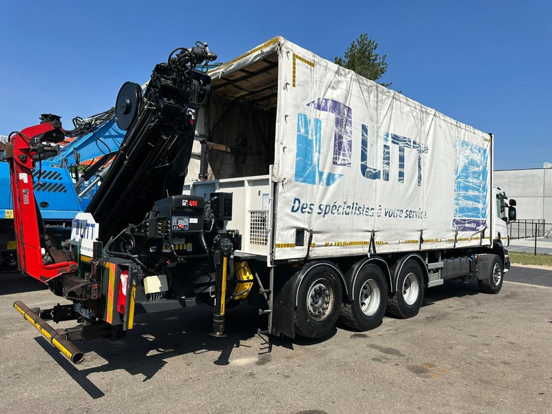 Vinçli kamyon Scania P410 8x4 TRIDEM + CRANE HIAB 244 EP-4 HIDUO - RETARDER - LIFT + STEERING AXLE - *327.000km* - RADIO: fotoğraf 16