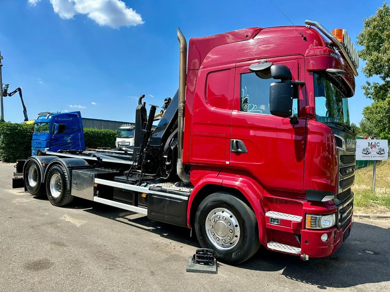 Scania R580 6X2 V8 HOOKLIFT + CRANE HIAB 211 E-4 HIPRO - ROTATOR - RETARDER - ALCOA ALU - RADIO - NL TRUCK - Kancalı yükleyici kamyon, Vinçli kamyon: fotoğraf 2 Scania R580 6X2 V8 HOOKLIFT + CRANE HIAB 211 E-4 HIPRO - ROTATOR - RETARDER - ALCOA ALU - RADIO - NL TRUCK - Kancalı yükleyici kamyon, Vinçli kamyon: fotoğraf 2