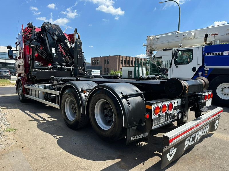 Scania R580 6X2 V8 HOOKLIFT + CRANE HIAB 211 E-4 HIPRO - ROTATOR - RETARDER - ALCOA ALU - RADIO - NL TRUCK - Kancalı yükleyici kamyon, Vinçli kamyon: fotoğraf 5 Scania R580 6X2 V8 HOOKLIFT + CRANE HIAB 211 E-4 HIPRO - ROTATOR - RETARDER - ALCOA ALU - RADIO - NL TRUCK - Kancalı yükleyici kamyon, Vinçli kamyon: fotoğraf 5
