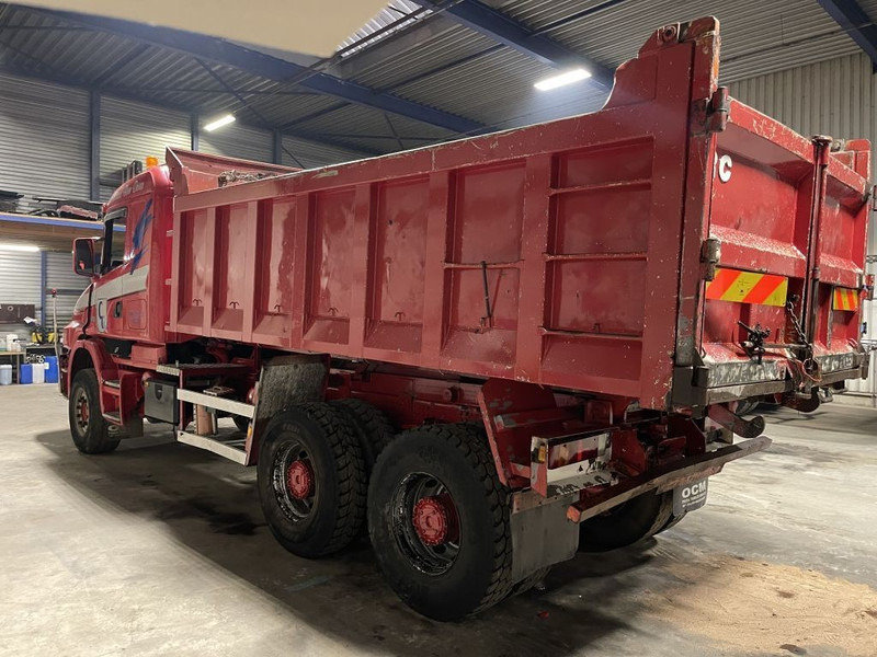 Scania T124-420 TORPEDO HAUBE - 6x4 - KIPPER - MANUAL GRS900 3+3 - STEEL SPRING / BALLIESTAS / LAMES / BLATT - Damperli kamyon: fotoğraf 3 Scania T124-420 TORPEDO HAUBE - 6x4 - KIPPER - MANUAL GRS900 3+3 - STEEL SPRING / BALLIESTAS / LAMES / BLATT - Damperli kamyon: fotoğraf 3