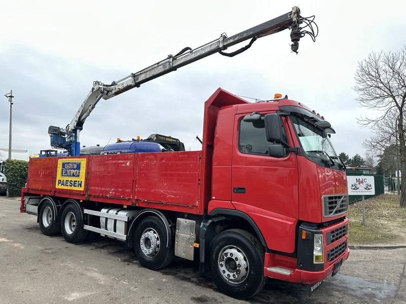 Volvo FH 400 8X4 + HIAB 130 R - STEEL SPRING / BLATT / BALLIESTAS - I SHIFT - BELGIAN TRUCK - Sal/ Açık kasa kamyon, Vinçli kamyon: fotoğraf 1 Volvo FH 400 8X4 + HIAB 130 R - STEEL SPRING / BLATT / BALLIESTAS - I SHIFT - BELGIAN TRUCK - Sal/ Açık kasa kamyon, Vinçli kamyon: fotoğraf 1