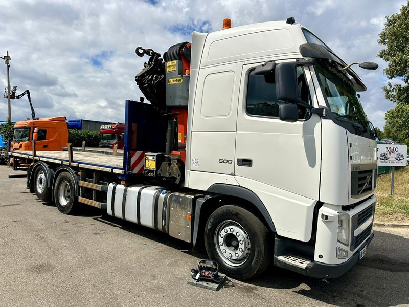 Volvo FH 500 6X2 + CRANE PALFINGER PK50002 E 6x - RETARDER - PLATFORM 6m20 - TWISTLOCKS 20' - 561.000km - EURO 5 - Vinçli kamyon: fotoğraf 2 Volvo FH 500 6X2 + CRANE PALFINGER PK50002 E 6x - RETARDER - PLATFORM 6m20 - TWISTLOCKS 20' - 561.000km - EURO 5 - Vinçli kamyon: fotoğraf 2