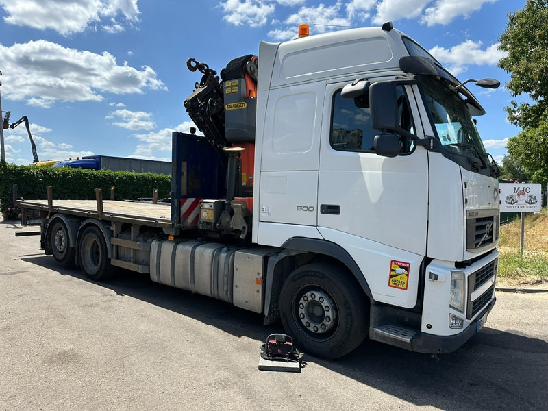 Volvo FH 500 6X2 PRITSCHE + KRAN PALFINGER PK50002 E 5x - RETARDER - PLATFORM 6m20 - TWISTLOCKS 20' - 561.000km - EURO 5 - Sal/ Açık kasa kamyon, Vinçli kamyon: fotoğraf 1 Volvo FH 500 6X2 PRITSCHE + KRAN PALFINGER PK50002 E 5x - RETARDER - PLATFORM 6m20 - TWISTLOCKS 20' - 561.000km - EURO 5 - Sal/ Açık kasa kamyon, Vinçli kamyon: fotoğraf 1
