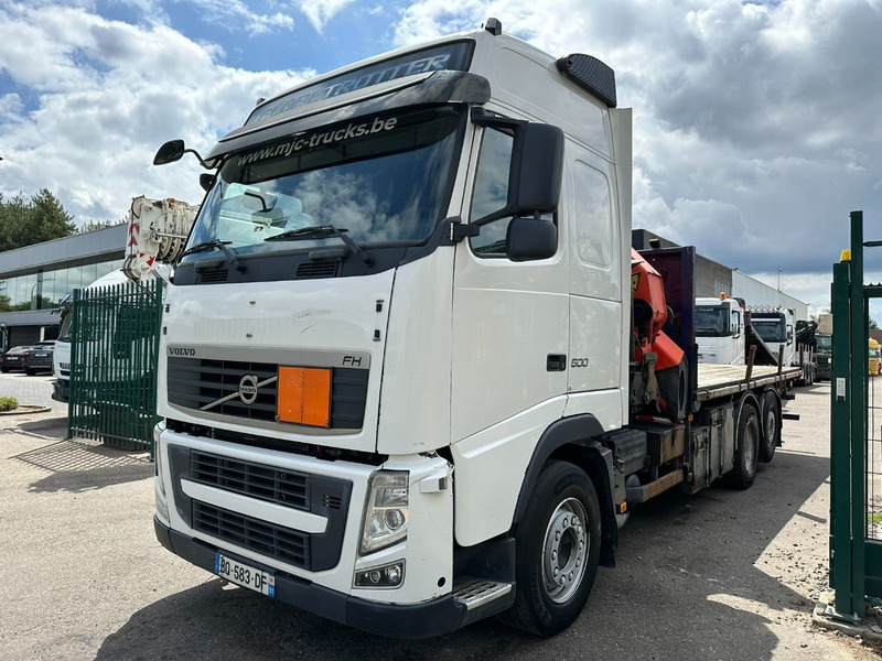 Volvo FH 500 6X2 PRITSCHE + KRAN PALFINGER PK50002 E 6x - RETARDER - PLATFORM 6m20 - TWISTLOCKS 20' - 561.000km - EURO 5 - Sal/ Açık kasa kamyon, Vinçli kamyon: fotoğraf 4 Volvo FH 500 6X2 PRITSCHE + KRAN PALFINGER PK50002 E 6x - RETARDER - PLATFORM 6m20 - TWISTLOCKS 20' - 561.000km - EURO 5 - Sal/ Açık kasa kamyon, Vinçli kamyon: fotoğraf 4