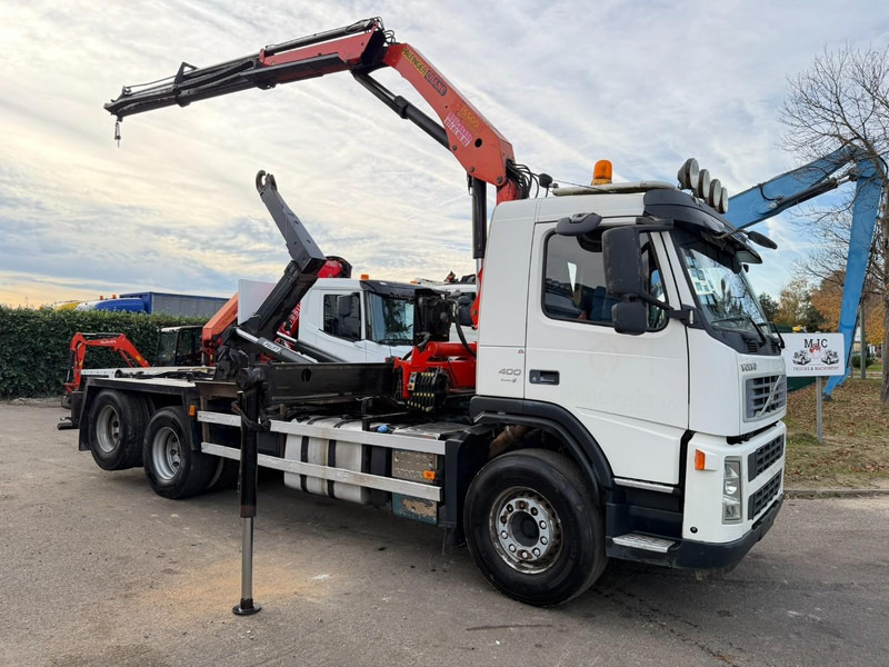 Volvo FM 400 6x2 HOOKLIFT + CRANE PALFINGER PK 15500 B (2x) - 5/6 F - MANUAL - EURO 4 - BE TRUCK - Kancalı yükleyici kamyon, Vinçli kamyon: fotoğraf 1 Volvo FM 400 6x2 HOOKLIFT + CRANE PALFINGER PK 15500 B (2x) - 5/6 F - MANUAL - EURO 4 - BE TRUCK - Kancalı yükleyici kamyon, Vinçli kamyon: fotoğraf 1