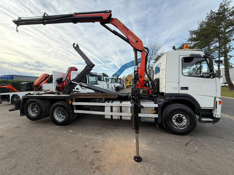 Volvo FM 400 6x2 HOOKLIFT + CRANE PALFINGER PK 15500 B (2x) - 5/6 F - MANUAL - EURO 4 - BE TRUCK - Kancalı yükleyici kamyon, Vinçli kamyon: fotoğraf 5 Volvo FM 400 6x2 HOOKLIFT + CRANE PALFINGER PK 15500 B (2x) - 5/6 F - MANUAL - EURO 4 - BE TRUCK - Kancalı yükleyici kamyon, Vinçli kamyon: fotoğraf 5