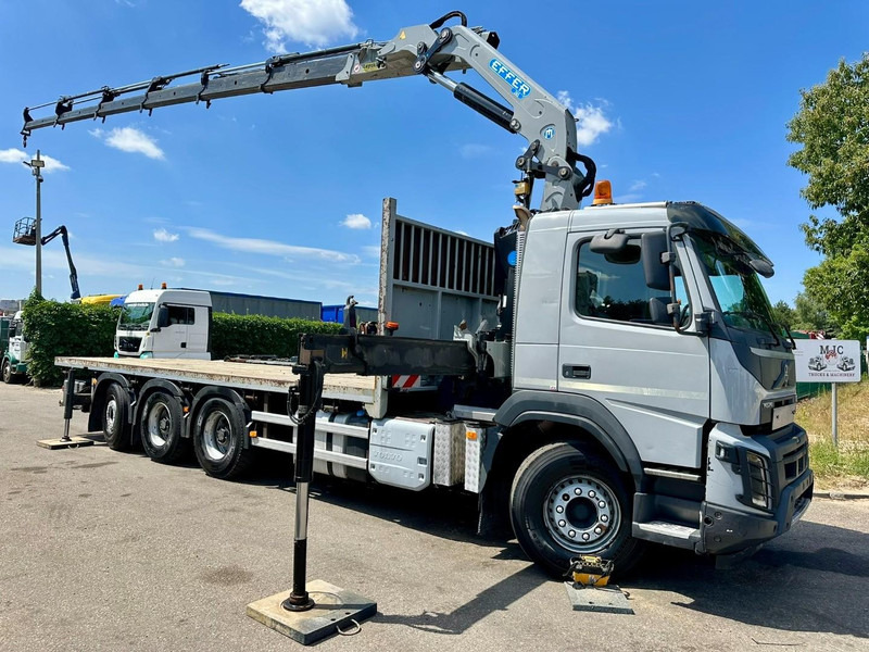 Volvo FMX 330 8x4 TRIDEM PRITSCHE + KRAN EFFER 265 / 6S - PLATFORM 7m50 - EURO 6 - RADIO - *473.000km* - TÜV 05/2026 - BE TRUCK - Sal/ Açık kasa kamyon, Vinçli kamyon: fotoğraf 2 Volvo FMX 330 8x4 TRIDEM PRITSCHE + KRAN EFFER 265 / 6S - PLATFORM 7m50 - EURO 6 - RADIO - *473.000km* - TÜV 05/2026 - BE TRUCK - Sal/ Açık kasa kamyon, Vinçli kamyon: fotoğraf 2