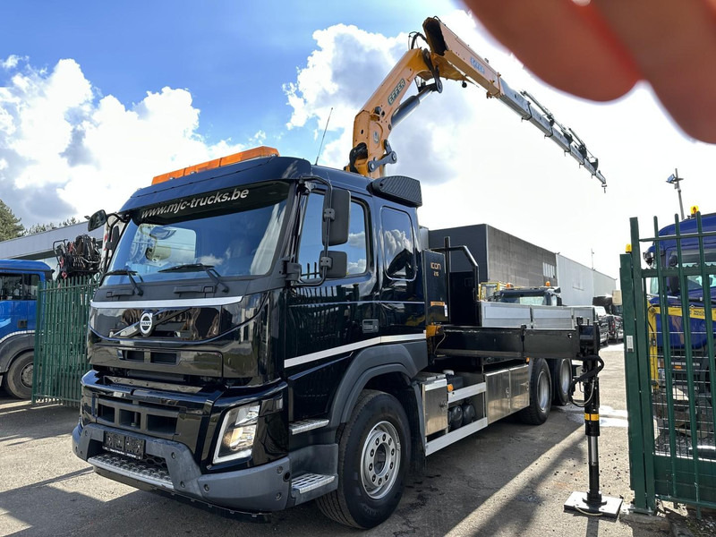 Volvo FMX 370 6x2 PLATFORM 6M35 + CRANE EFFER 215/6S -*127.000km* - LIFT AXLE - DOUBLE WHEELS - I SHIFT - EURO 6 - BE PAPERS - Vinçli kamyon: fotoğraf 5 Volvo FMX 370 6x2 PLATFORM 6M35 + CRANE EFFER 215/6S -*127.000km* - LIFT AXLE - DOUBLE WHEELS - I SHIFT - EURO 6 - BE PAPERS - Vinçli kamyon: fotoğraf 5