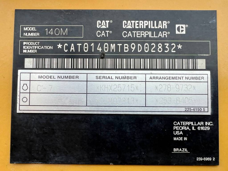 Cat 140M - Greyder: fotoğraf 5 Cat 140M - Greyder: fotoğraf 5
