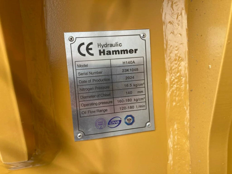 Smitma S140 / Caterpillar 320 / 323 - Volvo EC210 - Hidrolik kırıcı - İş makinaları: fotoğraf 5 Smitma S140 / Caterpillar 320 / 323 - Volvo EC210 - Hidrolik kırıcı - İş makinaları: fotoğraf 5