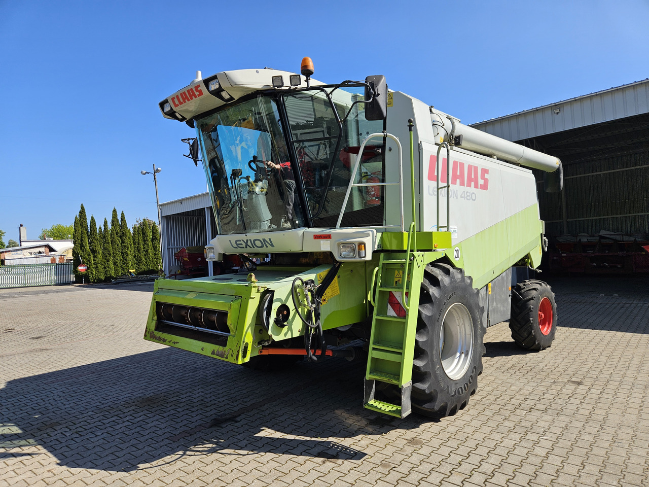 Claas Lexion 480 - Biçerdöver: fotoğraf 1 Claas Lexion 480 - Biçerdöver: fotoğraf 1