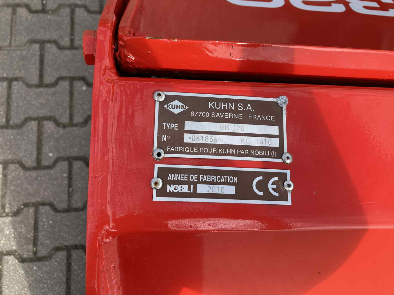 KUHN BK320 - Çayır biçme makinesi: fotoğraf 3 KUHN BK320 - Çayır biçme makinesi: fotoğraf 3