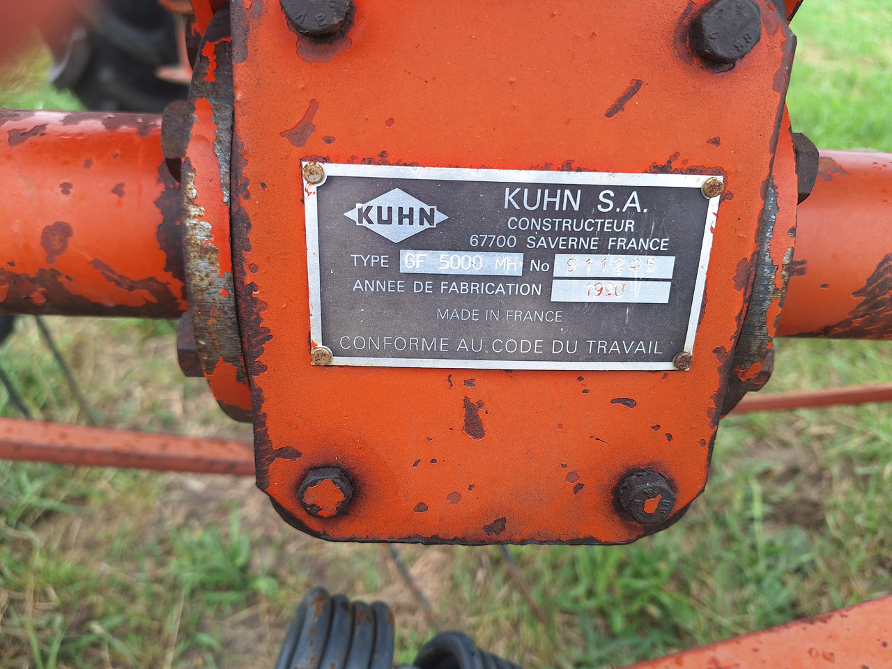 KUHN GF5000MH - Ot toplama tırmığı: fotoğraf 5 KUHN GF5000MH - Ot toplama tırmığı: fotoğraf 5