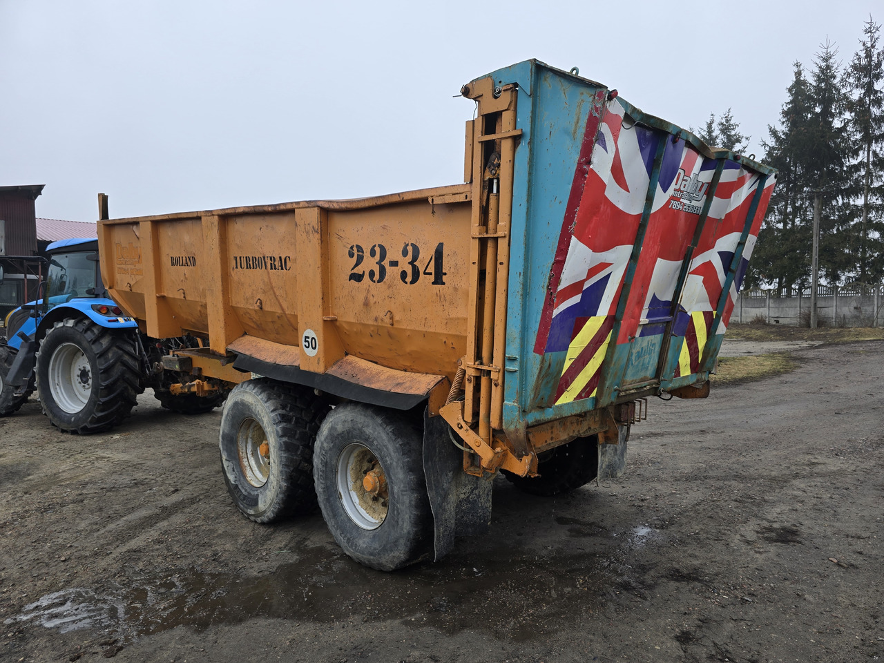 ROLLAND TURBOVRAC 23-34 - Damperli traktör römorku: fotoğraf 5 ROLLAND TURBOVRAC 23-34 - Damperli traktör römorku: fotoğraf 5