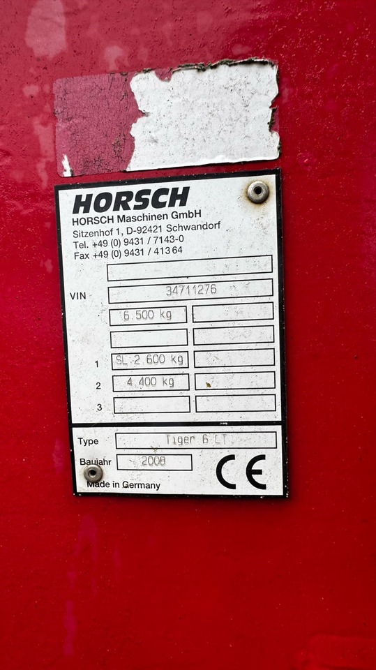 Horsch Tiger 6 LT in top Zustand - Kültivatör: fotoğraf 2 Horsch Tiger 6 LT in top Zustand - Kültivatör: fotoğraf 2