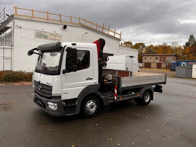 Mercedes-Benz Atego 818 mit Ladekran - Vinçli kamyon: fotoğraf 1 Mercedes-Benz Atego 818 mit Ladekran - Vinçli kamyon: fotoğraf 1