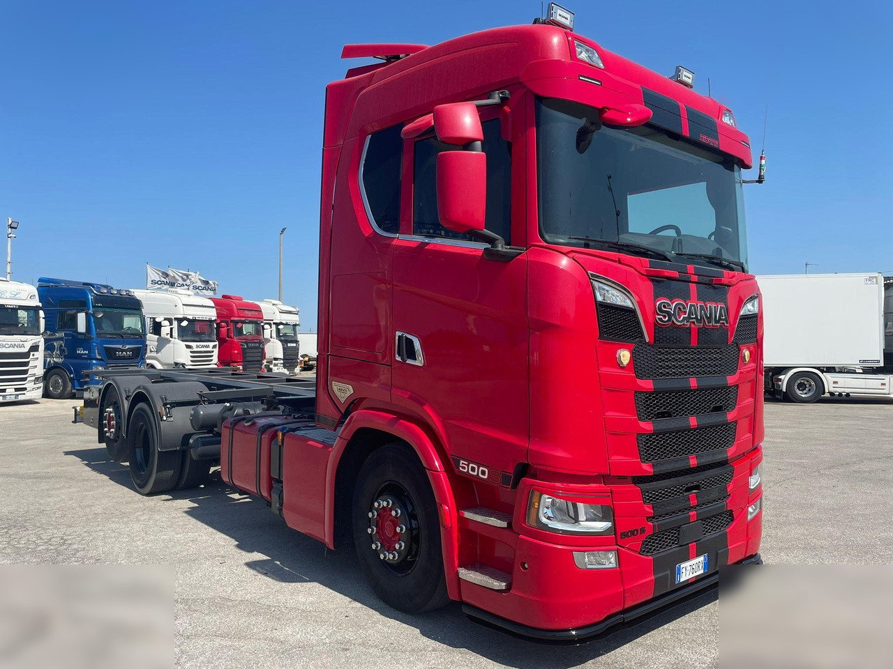 SCANIA S500 - Konteynır taşıyıcı/ Yedek karoser kamyon: fotoğraf 1 SCANIA S500 - Konteynır taşıyıcı/ Yedek karoser kamyon: fotoğraf 1