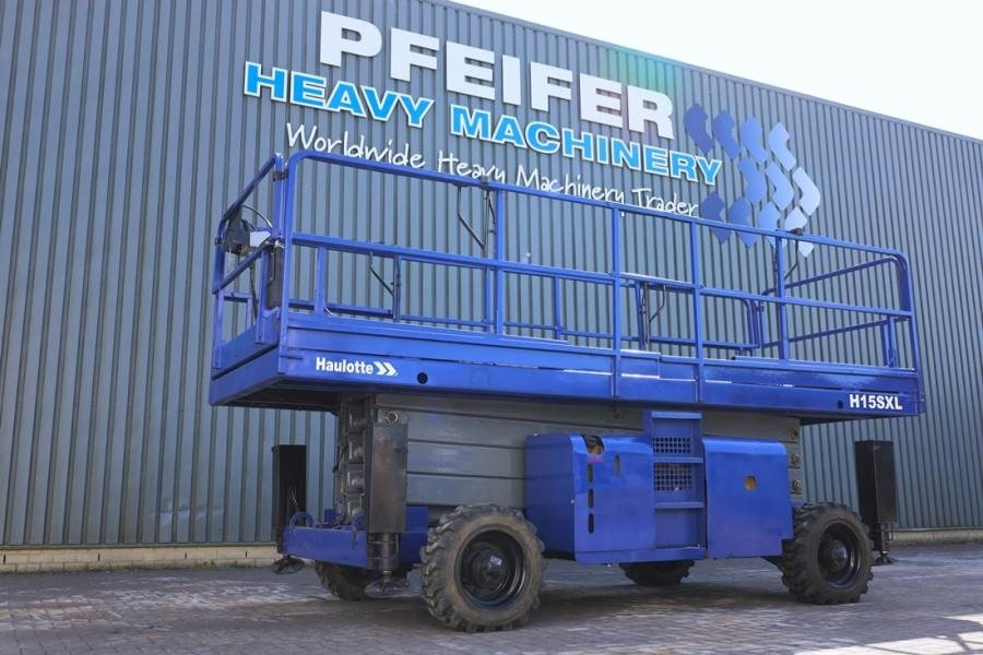 Haulotte H15SXL Diesel, 4x4 Drive, 15m Working Height, 500k - Makasli platform: fotoğraf 1 Haulotte H15SXL Diesel, 4x4 Drive, 15m Working Height, 500k - Makasli platform: fotoğraf 1