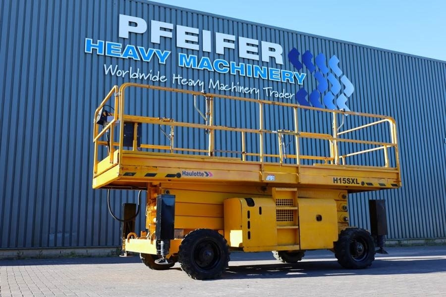 Haulotte H15SXL Diesel, 4x4 Drive, 15m Working Height, 500k - Makasli platform: fotoğraf 1 Haulotte H15SXL Diesel, 4x4 Drive, 15m Working Height, 500k - Makasli platform: fotoğraf 1