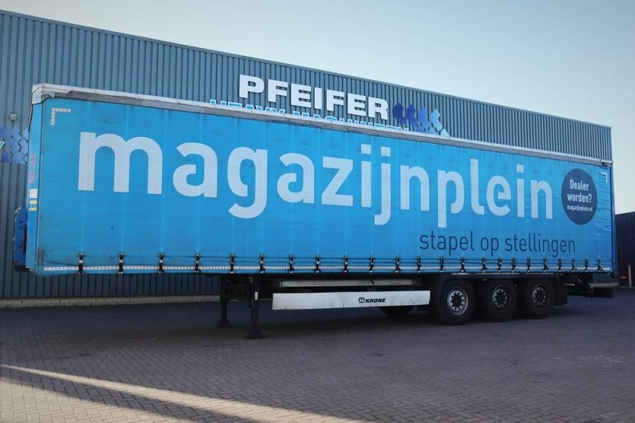 Krone SD Dutch Registration, 3-Axle, Lift Axle, Air Susp  - Tenteli römork: fotoğraf 1 Krone SD Dutch Registration, 3-Axle, Lift Axle, Air Susp  - Tenteli römork: fotoğraf 1