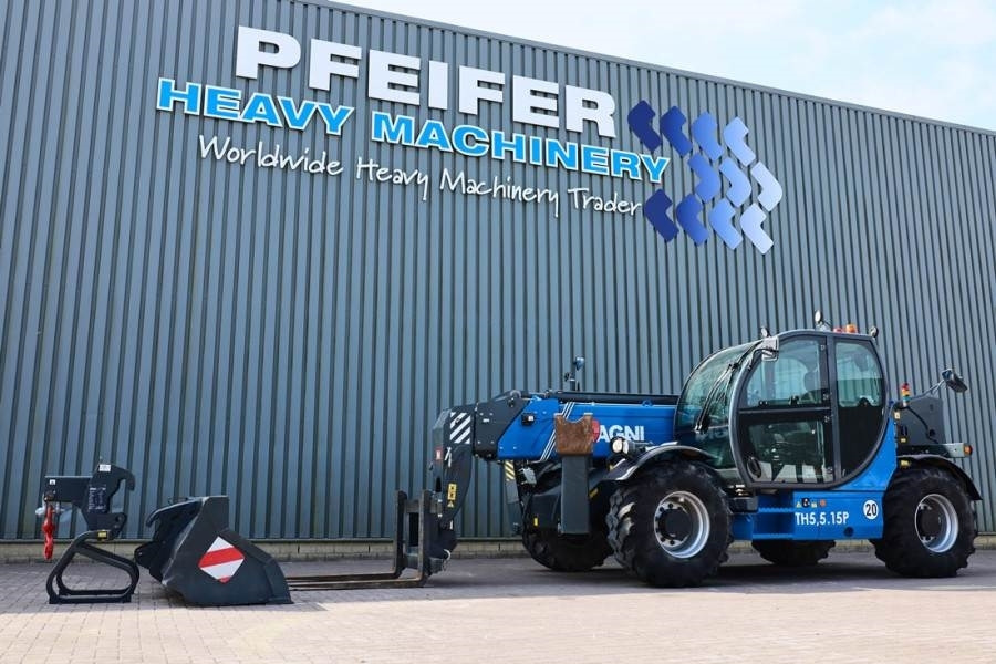 Magni TH5,5.15-D7/D Diesel, 4x4x4 Drive, 5.5t Capacity, - Teleskopik yükleyici: fotoğraf 1 Magni TH5,5.15-D7/D Diesel, 4x4x4 Drive, 5.5t Capacity, - Teleskopik yükleyici: fotoğraf 1