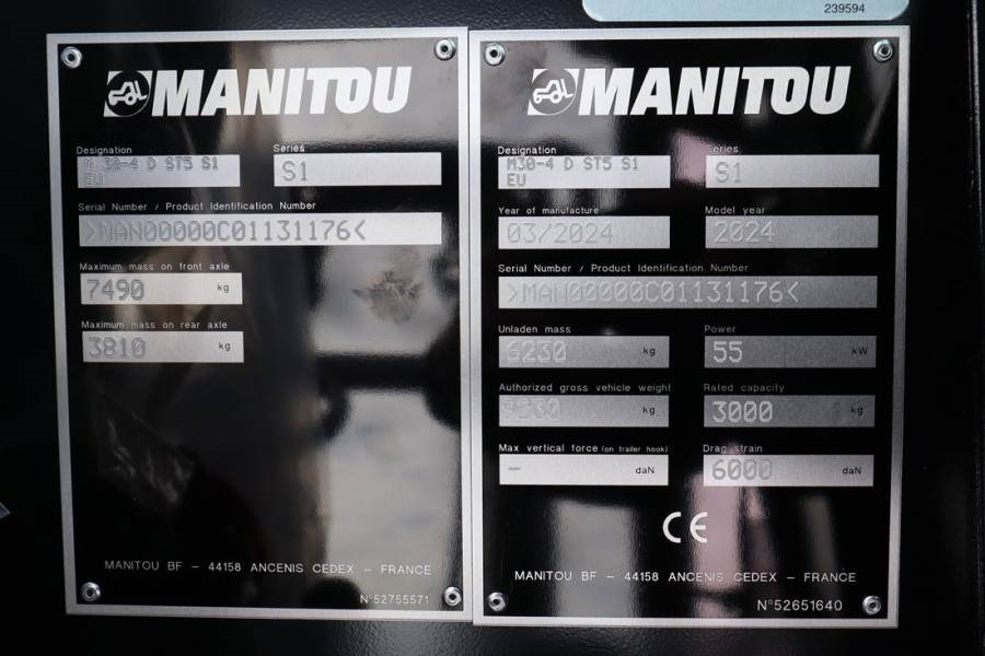 Manitou M30-4 Valid inspection, *Guarantee! Diesel, 4x4 D - Arazi tipi forklift: fotoğraf 4 Manitou M30-4 Valid inspection, *Guarantee! Diesel, 4x4 D - Arazi tipi forklift: fotoğraf 4