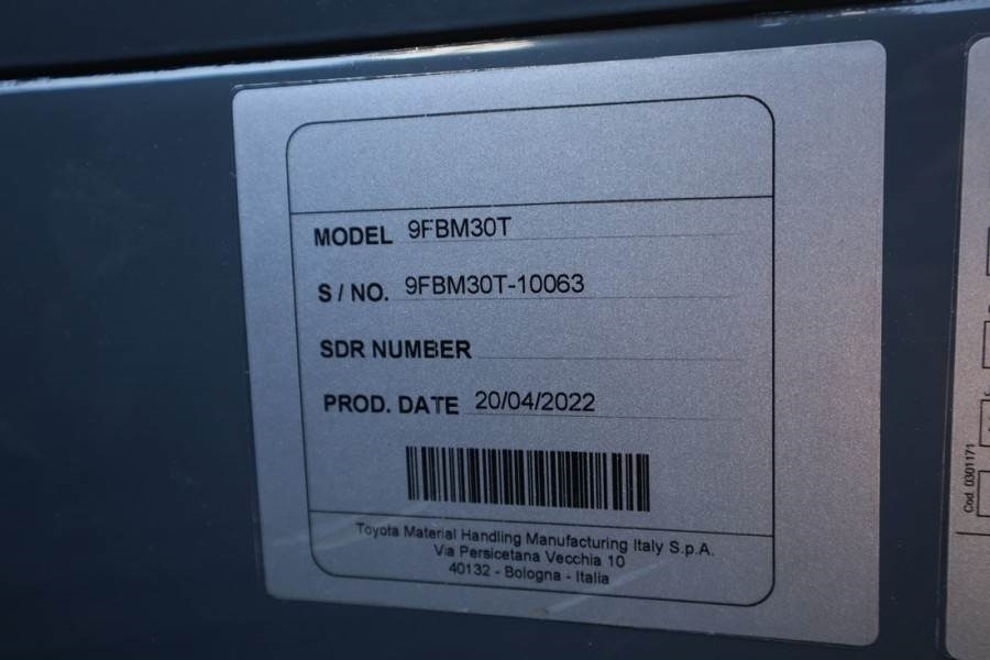Toyota 9FBM30T Valid inspection, *Guarantee! Electric, 47  - Dizel forklift: fotoğraf 5 Toyota 9FBM30T Valid inspection, *Guarantee! Electric, 47  - Dizel forklift: fotoğraf 5