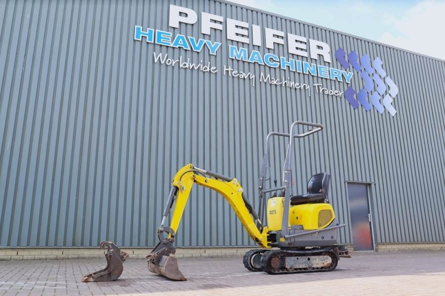 Wacker Neuson E08-01 Wacker Neuson mini excavator including 2 bu - Mini ekskavatör: fotoğraf 1 Wacker Neuson E08-01 Wacker Neuson mini excavator including 2 bu - Mini ekskavatör: fotoğraf 1