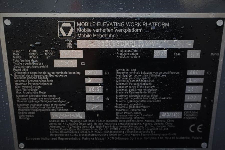 XCMG XGS28E Valid inspection, *Guarantee! Diesel, 4x4 D - Teleskopik platform: fotoğraf 5 XCMG XGS28E Valid inspection, *Guarantee! Diesel, 4x4 D - Teleskopik platform: fotoğraf 5
