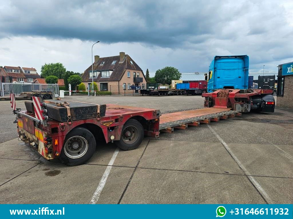 Broshuis 2-ass. Dubbel 2x uitschuifbare dieplader met afneembare nek / 2x gestuu - Alçak çerçeveli platform dorse: fotoğraf 4 Broshuis 2-ass. Dubbel 2x uitschuifbare dieplader met afneembare nek / 2x gestuu - Alçak çerçeveli platform dorse: fotoğraf 4