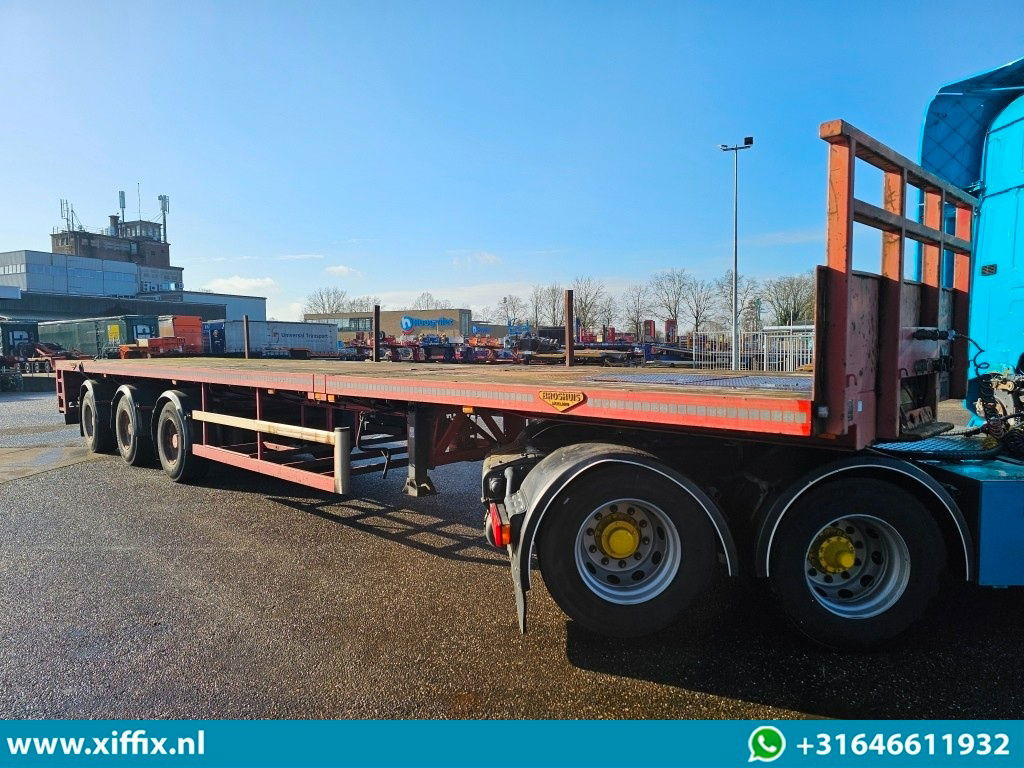 Broshuis 3-ass. Vlakke dubbel 2x uitschuifbare oplegger - Açık/ Sal dorse: fotoğraf 4 Broshuis 3-ass. Vlakke dubbel 2x uitschuifbare oplegger - Açık/ Sal dorse: fotoğraf 4