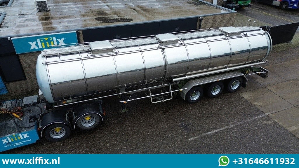 Burg 3-ass. Geisoleerde RVS tank oplegger / Food / 1 Compartiment - Tanker dorse: fotoğraf 1 Burg 3-ass. Geisoleerde RVS tank oplegger / Food / 1 Compartiment - Tanker dorse: fotoğraf 1