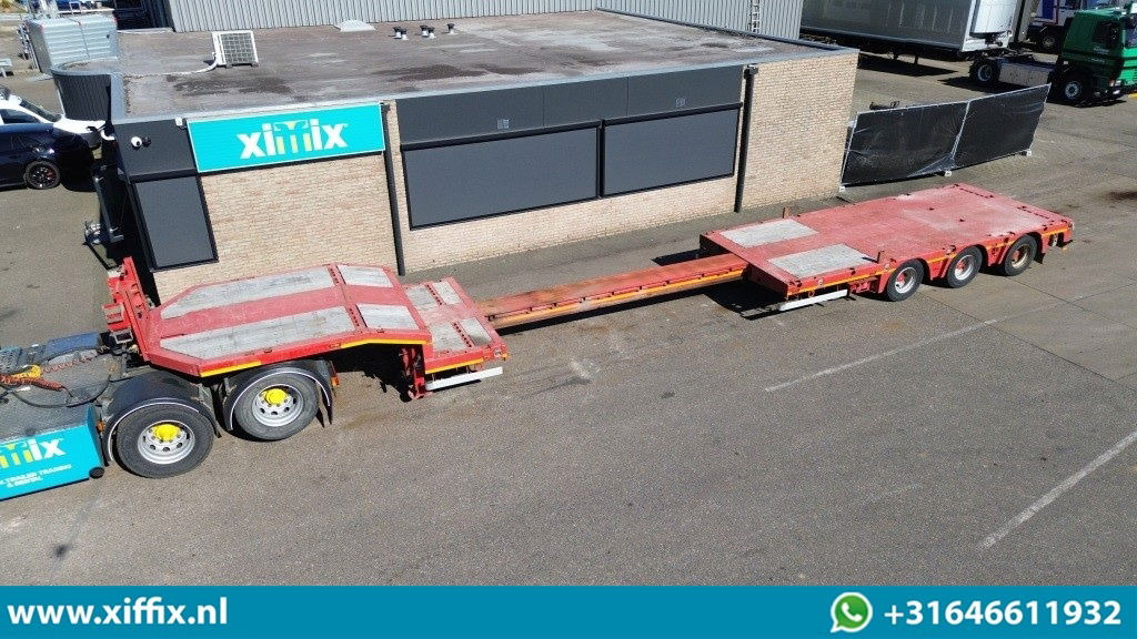 Doll 3-ass. Uitschuifbare semi dieplader / 10,85 meter lang - Alçak çerçeveli platform dorse: fotoğraf 1 Doll 3-ass. Uitschuifbare semi dieplader / 10,85 meter lang - Alçak çerçeveli platform dorse: fotoğraf 1