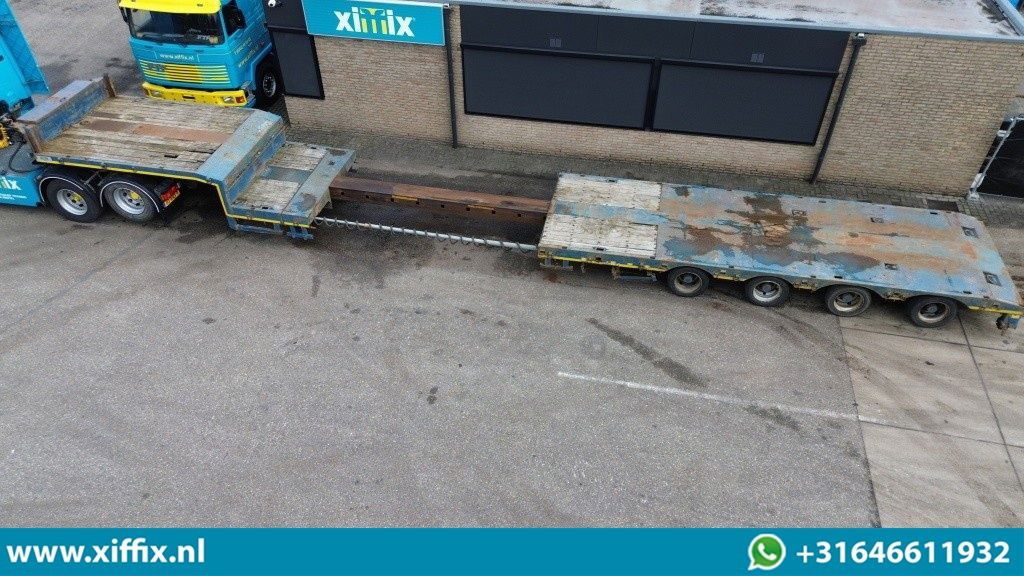 ES-GE 4-ass. Uitschuifbare semi dieplader / 78 cm. Hoog / 2x naloop gestuurd - Alçak çerçeveli platform dorse: fotoğraf 2 ES-GE 4-ass. Uitschuifbare semi dieplader / 78 cm. Hoog / 2x naloop gestuurd - Alçak çerçeveli platform dorse: fotoğraf 2