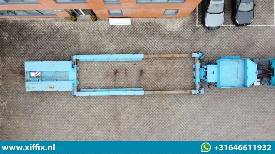 Faymonville 3-ass. Uitschuifbare dieplader met afneembare zwanenhals / Hydr. Vre - Alçak çerçeveli platform dorse: fotoğraf 2 Faymonville 3-ass. Uitschuifbare dieplader met afneembare zwanenhals / Hydr. Vre - Alçak çerçeveli platform dorse: fotoğraf 2