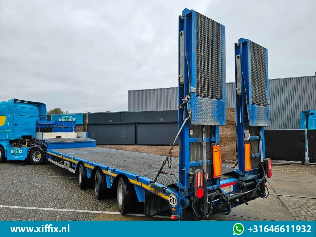 Faymonville TE Huur 3-ass. Semi dieplader met dubbele hydr. Kleppen en hydr. Ver - Alçak çerçeveli platform dorse: fotoğraf 4 Faymonville TE Huur 3-ass. Semi dieplader met dubbele hydr. Kleppen en hydr. Ver - Alçak çerçeveli platform dorse: fotoğraf 4
