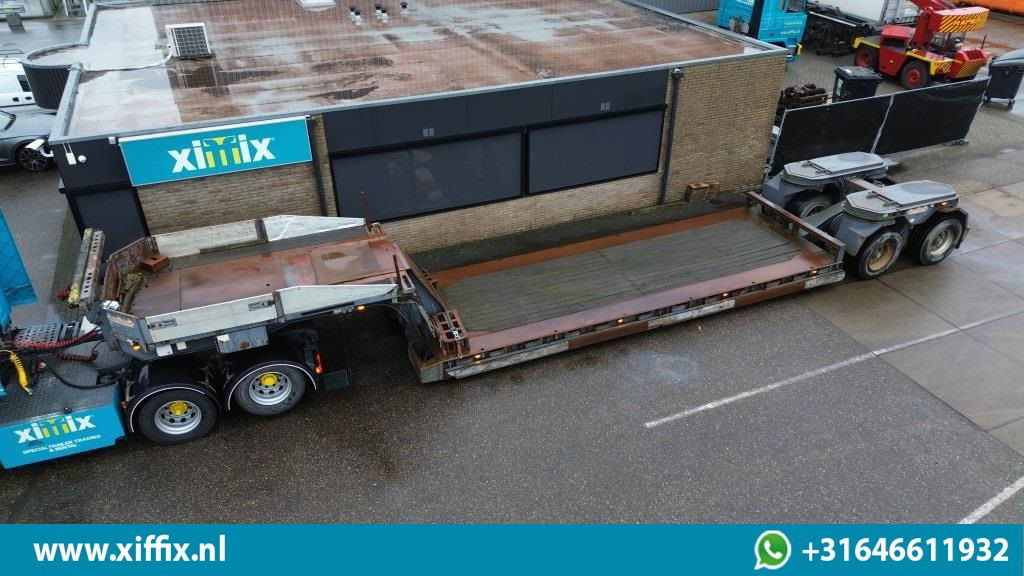 Nooteboom 2-ass. Dieplader met afneembare Nek / 16 Ton assen / 2x gestuurd - Alçak çerçeveli platform dorse: fotoğraf 1 Nooteboom 2-ass. Dieplader met afneembare Nek / 16 Ton assen / 2x gestuurd - Alçak çerçeveli platform dorse: fotoğraf 1