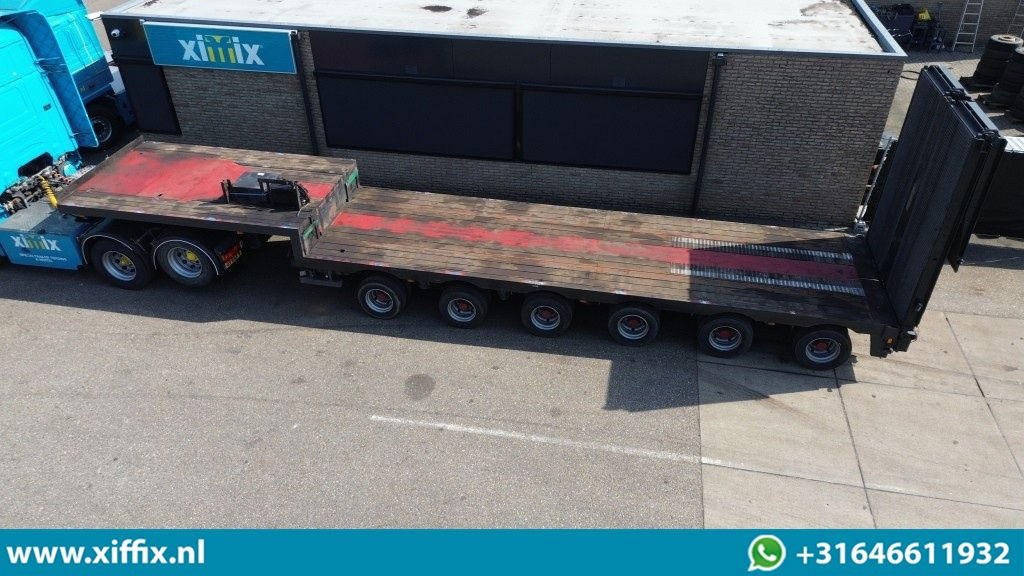 Nooteboom 6-ass. Semi dieplader met dubbele hydr. Kleppen / 5x gestuurd - Alçak çerçeveli platform dorse: fotoğraf 2 Nooteboom 6-ass. Semi dieplader met dubbele hydr. Kleppen / 5x gestuurd - Alçak çerçeveli platform dorse: fotoğraf 2