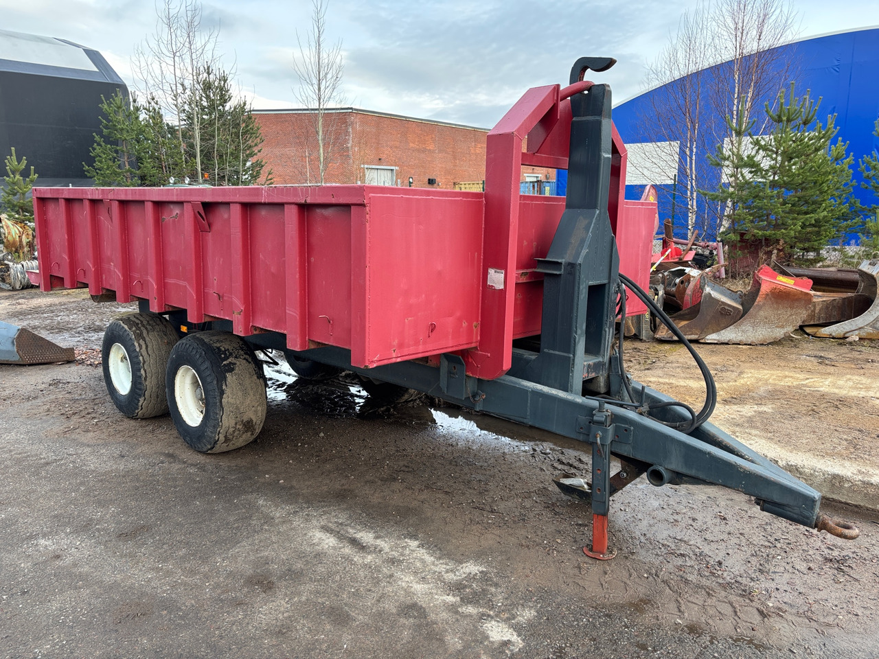 Blidsberg 812 - Kancali yükleyici/ Hidrolift römork: fotoğraf 1 Blidsberg 812 - Kancali yükleyici/ Hidrolift römork: fotoğraf 1